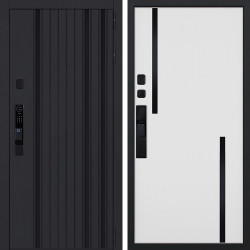 Входная дверь АСД Solana биометрический замок Smart lock Y12 белый матовый