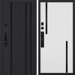 Входная дверь АСД Solana биометрический замок Smart lock Y23 белый матовый