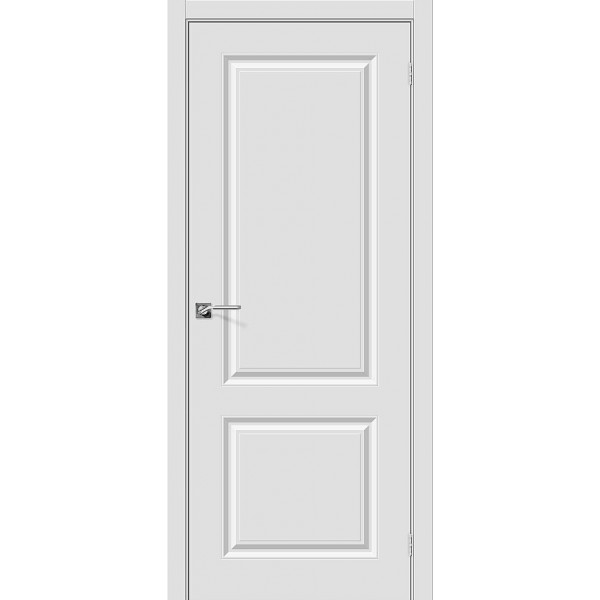 Межкомнатная дверь Скинни-12 П-23 (Белый)