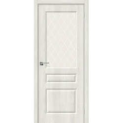 Межкомнатная дверь Скинни-15 Casablanca / White Сrystal