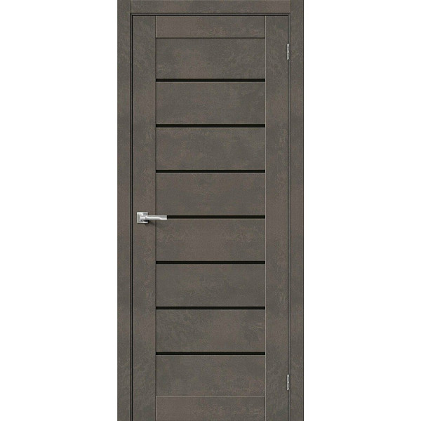 Межкомнатная дверь Браво-22 Brut Beton / Black Star