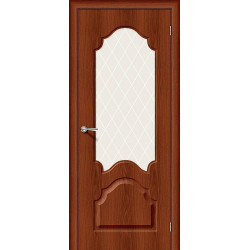 Межкомнатная дверь Скинни-33 Italiano Vero / White Сrystal