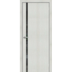 Межкомнатная дверь Браво-1.55 Bianco Veralinga / Mirox Grey