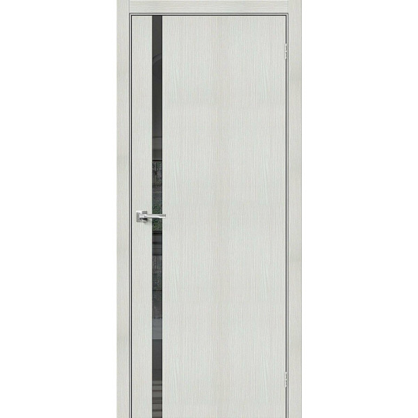 Межкомнатная дверь Браво-1.55 Bianco Veralinga / Mirox Grey