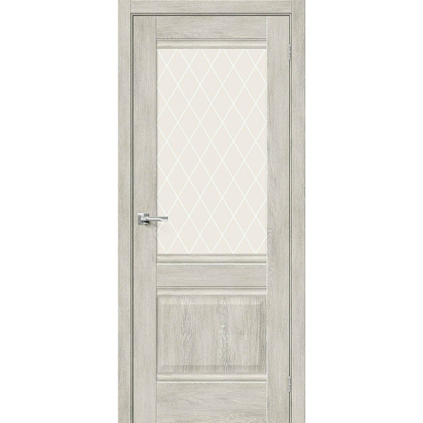 Межкомнатная дверь Прима-3 Chalet Provence / White Сrystal
