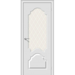 Межкомнатная дверь Скинни-33 Fresco / White Сrystal