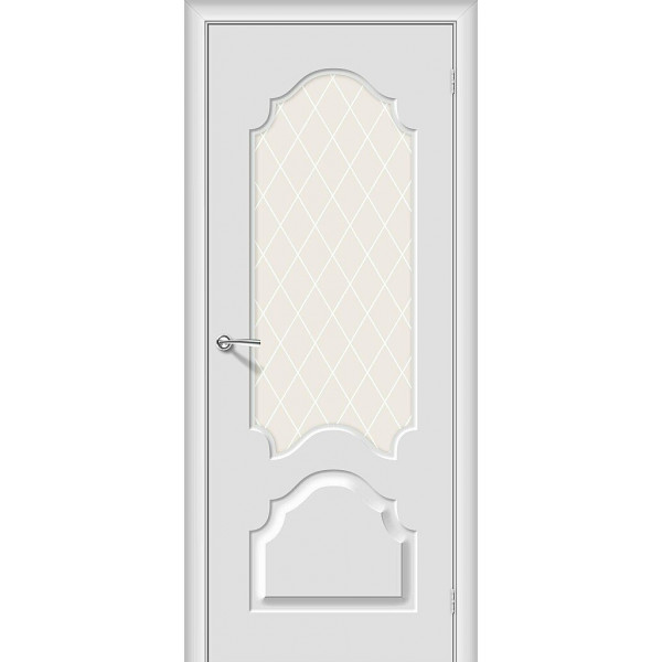 Межкомнатная дверь Скинни-33 Fresco / White Сrystal