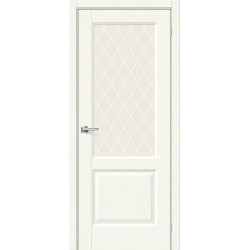 Межкомнатная дверь Неоклассик-33 White Wood / White Сrystal