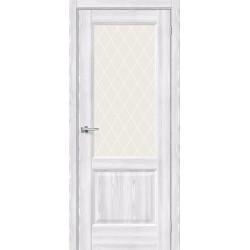 Межкомнатная дверь Неоклассик-33 Riviera Ice / White Сrystal