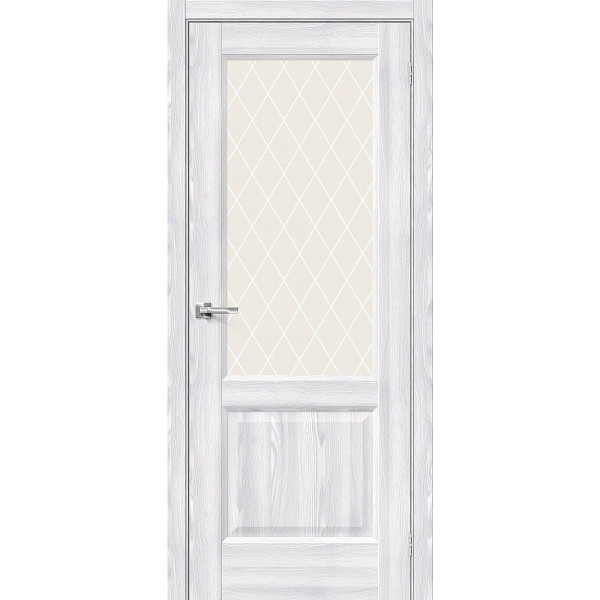 Межкомнатная дверь Неоклассик-33 Riviera Ice / White Сrystal