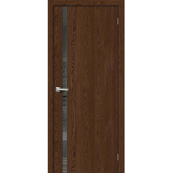 Межкомнатная дверь Браво-1.55 Brown Dreamline / Mirox Grey