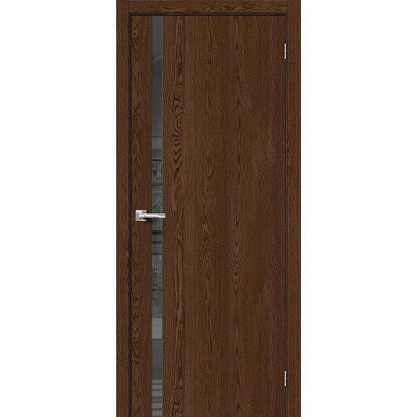 Межкомнатная дверь Браво-1.55 Brown Dreamline / Mirox Grey