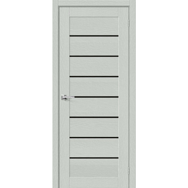 Межкомнатная дверь Браво-22 Grey Wood / Black Star