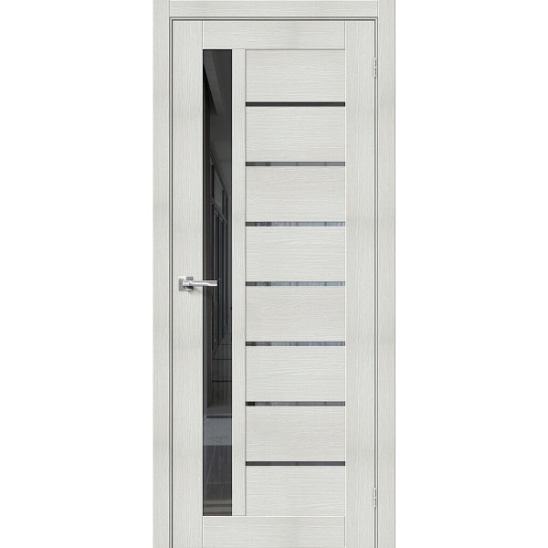 Межкомнатная дверь Браво-27 Bianco Veralinga / Mirox Grey