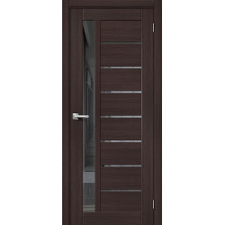 Межкомнатная дверь Браво-27 Wenge Melinga / Mirox Grey