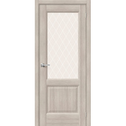 Межкомнатная дверь Неоклассик-33 Cappuccino Melinga / White Сrystal