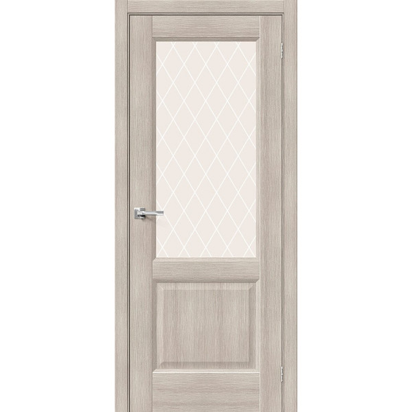 Межкомнатная дверь Неоклассик-33 Cappuccino Melinga / White Сrystal
