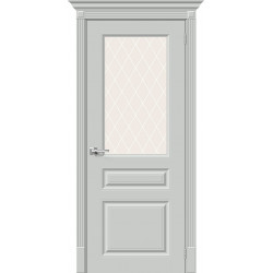 Межкомнатная дверь Скинни-15.1 Grace / White Сrystal