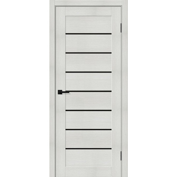 Межкомнатная дверь Браво-22 Bianco Veralinga / Black Shine
