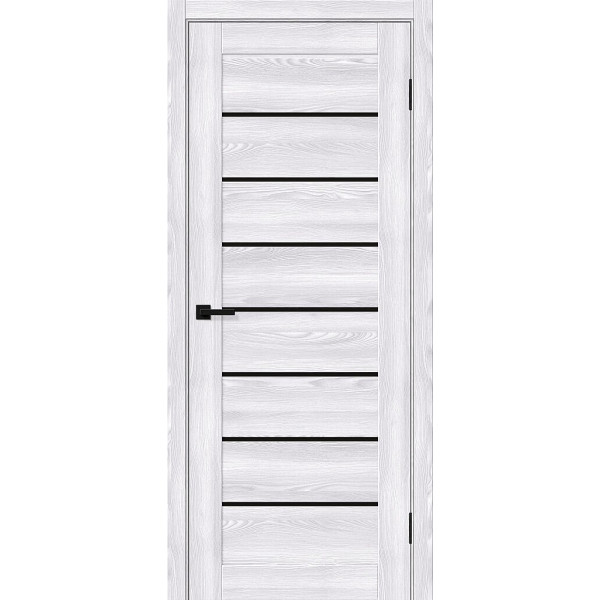Межкомнатная дверь Браво-22 Riviera Ice / Black Shine