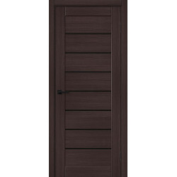Межкомнатная дверь Браво-22 Wenge Melinga / Black Shine