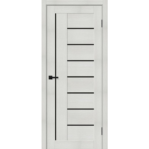 Межкомнатная дверь Браво-29 Bianco Melinga / Black Shine