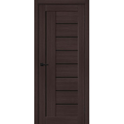 Межкомнатная дверь Браво-29 Wenge Melinga / Black Shine