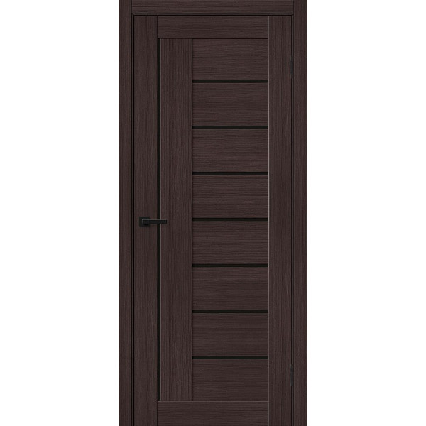 Межкомнатная дверь Браво-29 Wenge Melinga / Black Shine
