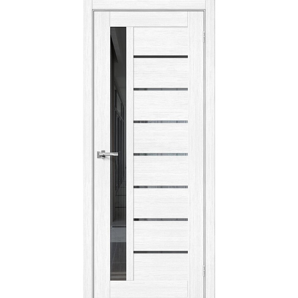 Межкомнатная дверь Браво-27 Snow Melinga / Mirox Grey