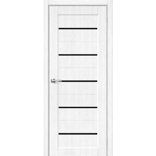 Межкомнатная дверь Мода-22 Black Line Snow Melinga