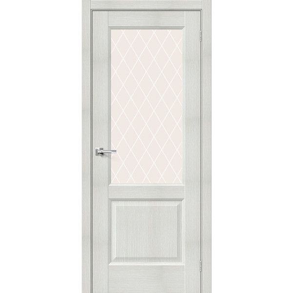Межкомнатная дверь Неоклассик-33 Bianco Veralinga / White Сrystal