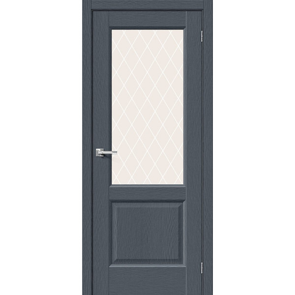 Межкомнатная дверь Неоклассик-33 Stormy Wood / White Сrystal