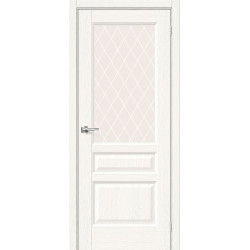 Межкомнатная дверь Неоклассик-35 White Wood / White Сrystal