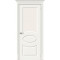 Межкомнатная дверь Скинни-21 Whitey / White Сrystal