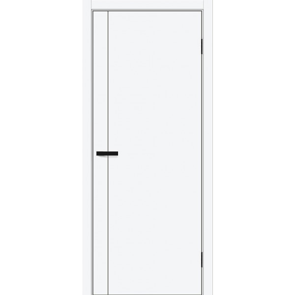 Межкомнатная дверь Браво-0.10 П White Silk