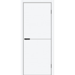 Межкомнатная дверь Браво-0.21 П White Silk
