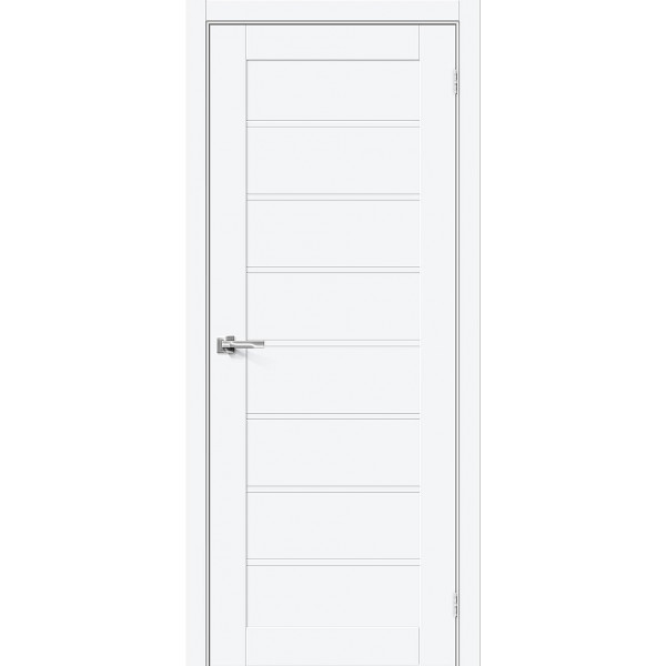 Межкомнатная дверь Браво-20 White Silk