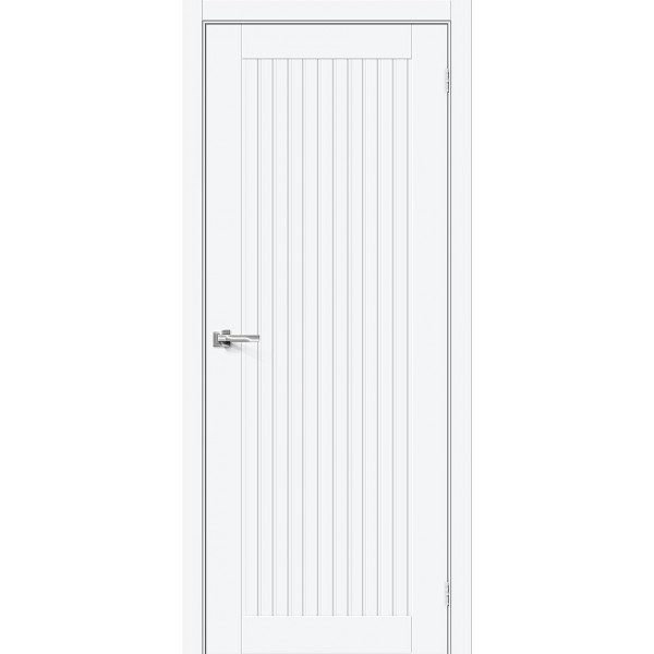 Межкомнатная дверь Браво-40 White Silk