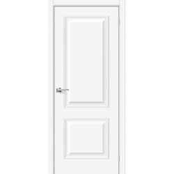 Межкомнатная дверь Классик-12 White Silk