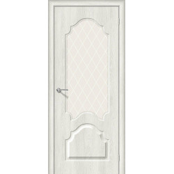 Межкомнатная дверь Скинни-33 Casablanca / White Сrystal