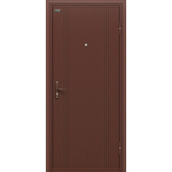 Входная дверь Bravo Door Out 101 Антик Медь/Антик Медь