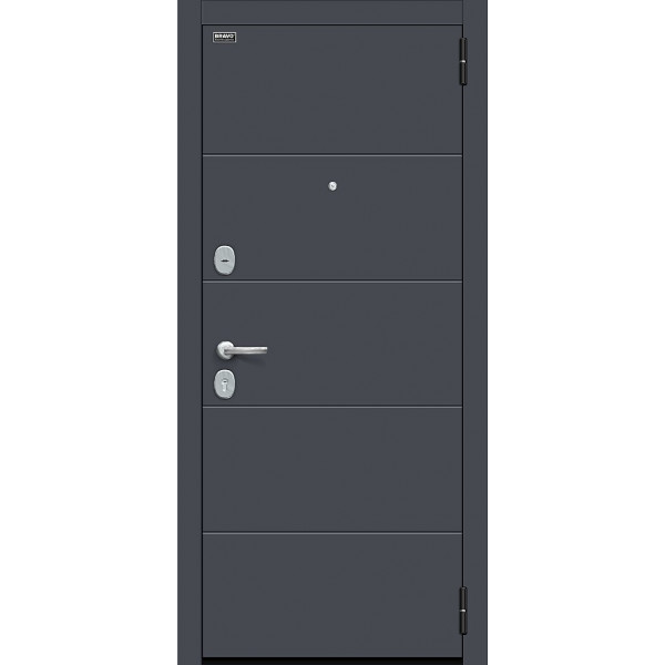 Входная дверь Bravo Прайд Kale Graphite Pro/Nordic Oak
