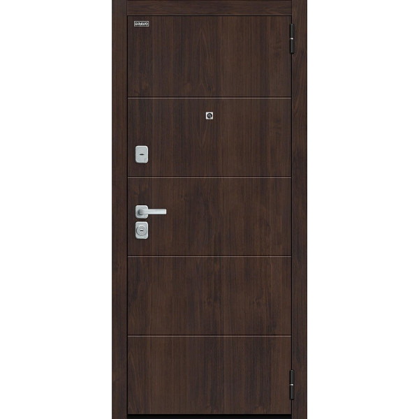 Входная дверь Bravo Прайм/BChrome Almon/Wenge Melinga