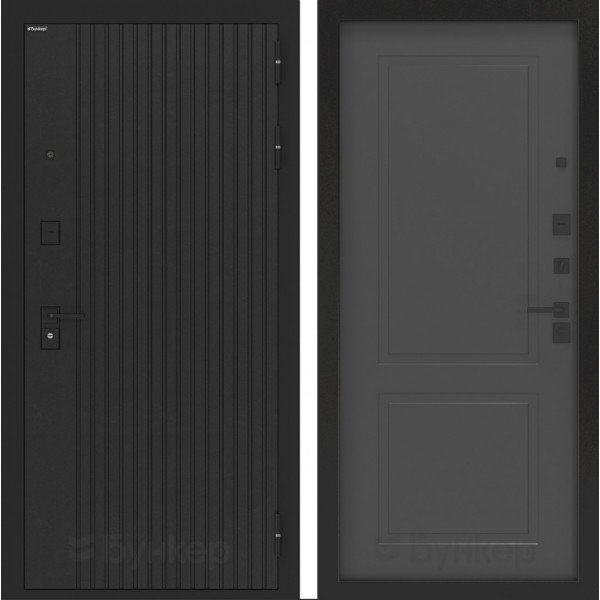 Входная дверь Бункер БН-06 ФЛ-609 Графит софт