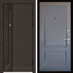 Дверь входная Двери Регионов Элит термо Perfecto barhat grey