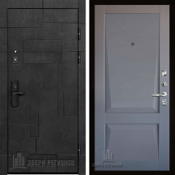 Дверь входная Двери Регионов Флагман доминион Perfecto barhat grey