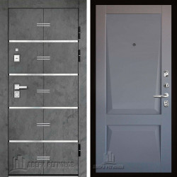 Дверь входная Двери Регионов Флагман М Perfecto barhat grey