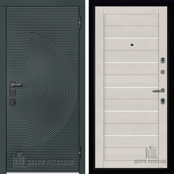Дверь входная Двери Регионов Малахит термо Light 2127 софт белый