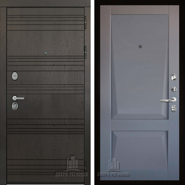 Дверь входная Двери Регионов Министр Perfecto barhat grey
