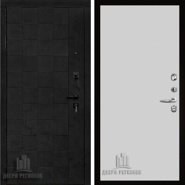 Дверь входная Двери Регионов Quadro Бетон графит Панель под покраску